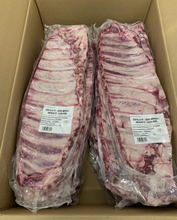 Iberico Ribs St. Louis Style +/- 1,1kg Ibērijas cūgaļas ribiņas - Saldētas