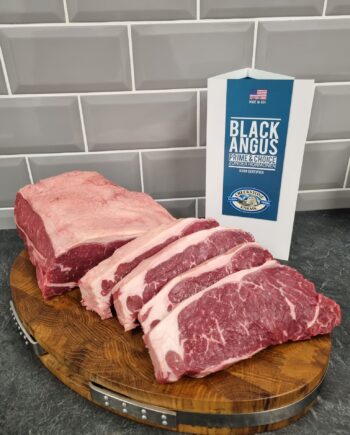 PRIME ASV Liellopa NY Striploin +/-330g Saldēts/Adzesēts (Black Angus)